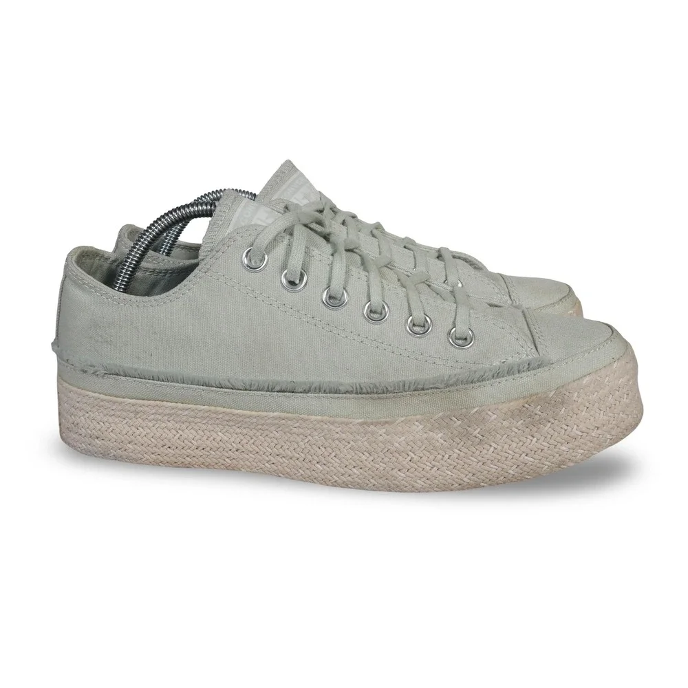 Converse Chuck Taylor AS Platform Espadrille Green‎ Oxide Women's 8.5 567907C